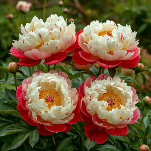 Пион Коралловый Каскад купить по цене от 490р. в интернет-магазине «Посадика» с доставкой почтой в в Колпашевое и по всей России – [изображение №1].