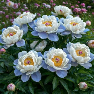 Пион Акварельный Этюд купить по цене от 806р. в интернет-магазине «Посадика» с доставкой почтой в в Колпашевое и по всей России – [изображение №1].